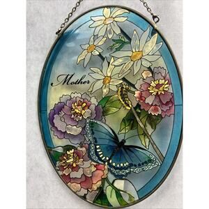 Amia Denver Co. Suncatcher Stained Glass Mother Hanging Any Window 4.5"